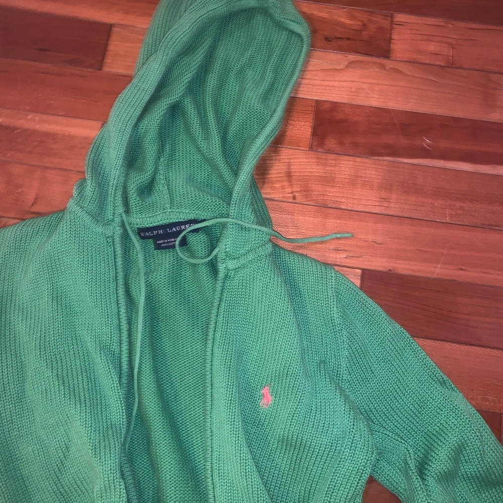 Womens green Ralph Lauren sweater